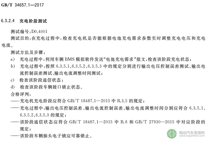 國標(biāo)委發(fā)布電動(dòng)汽車傳導(dǎo)充電互操作性測試規(guī)范 第1部分：供電設(shè)備